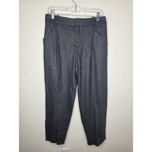 NWT Banana Republic grey wool blend pleated dress pants - 10 - career office
